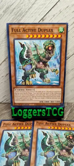 Yu-Gi-Oh! Full Active Duplex x3 / CYAC-EN025 1st Edition NM - Image 1