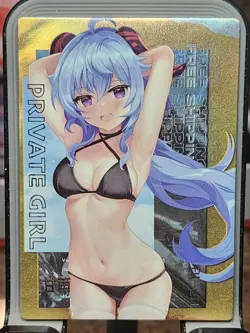 Ganyu Private Girl Card Waifu Anime TCG CCG Goddess Story Spicy UP UP-12 - Image 1