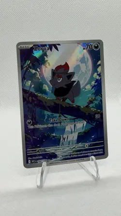 Pokemon TCG Zorua 142/086 Sv11w: White Flare Holo Illustration Rare Card - Image 2