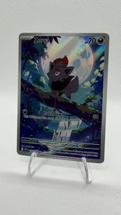 Pokemon TCG Zorua 142/086 Sv11w: White Flare Holo Illustration Rare Card - Image 3