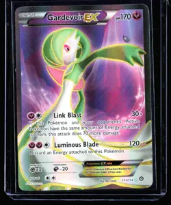 2016 XY - Steam Siege Gardevoir-EX #111 Full Art Holo Pokemon Card - Image 1