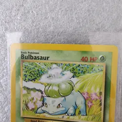 1999 POKEMON BULBASAUR 44/102 TRADING CARD - Image 2