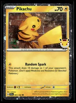 Pikachu (Pokemon Day 2026) 051/162 Miscellaneous Cards & Products Pokemon NM/M - Image 1