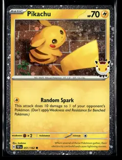 Pikachu (Pokemon Day 2026) 051/162 Miscellaneous Cards & Products NM/M - Image 1