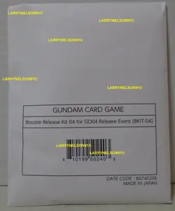 GUNDAM CARD GAME BOOSTER RELEASE KIT 04 GD04 BKIT-04 NEW SEALED ENGLISH TCG - Image 3