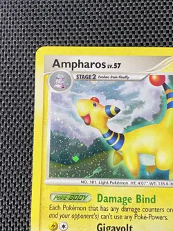 Pokemon Ampharos 1/127 Platinum Holo Rare TCG Card Game LP+/NM - Image 2