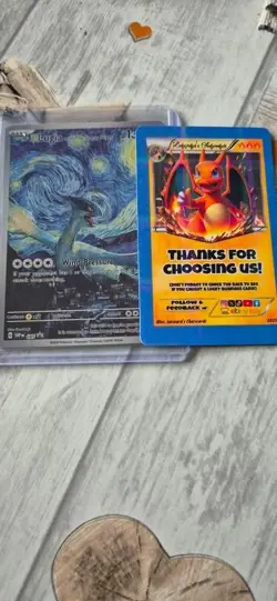SALE! | Lugia with The Starry Night | Van Gogh Pokemon Cards | #4 | Read Descr. - Image 3