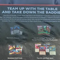 Magic: The Gathering Turtle Team-Up 2024 Box Wizards TMNT Booster Deck - Image 3