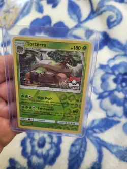 Pokemon TCG Card - Pokemon League Promo 9/156 - TORTERRA (REVERSE Holo) LP - Image 1