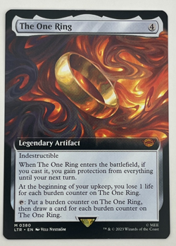 The One Ring Extended Art LTR #380 Lord of the Rings Magic LOTR MTG (non-foil) - Image 1