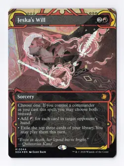 Jeska's Will (Foil) 0044 (M) MTG Secrets of Strixhaven: Mystical Archive (SOA) * - Image 1
