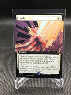 Erode - #310 - MTG: Secrets of Strixhaven - Extended Art - Rare - NP - Image 1