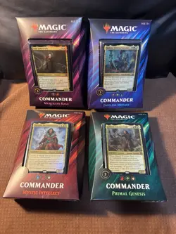 Commander 2019 Set of 4 Decks Factory SEALED/New MTG Magic the Gathering - Image 1