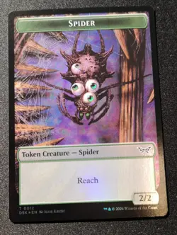 Spider / Toy Token - DSK - MTG - EN - NM - 0012/0007 - Image 1