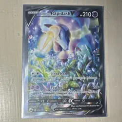 Pokemon Galarian Rapidash V Alternate Full Art Ultra Rare 168/198 Chilling Reign - Image 1