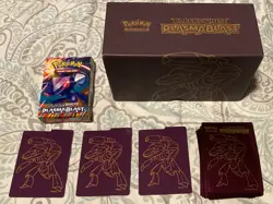 Pokemon TCG Black & White Plasma Blast ETB Empty Elite Trainer Box W/ 58 Sleeves - Image 1