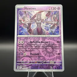 Pokemon 151 Mewtwo 150/165 Sv: Scarlet & Violet Reverse-Holo (NM) - Image 1