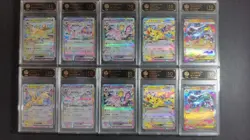 10x TOC 10 PRISTINE JPN Pokemon Eeveelutions ex Pikachu ex Charizard ex Lot LN05 - Image 1