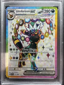 Pokemon: Umbreon ex Scarlet & Violey Promo 176 Premium Figure Collection PSA 10 - Image 3