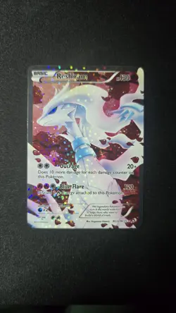 Reshiram RC22/RC25 Legendary Treasures Ultra Rare Full Art Holo Pokemon Card - Image 1