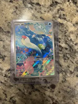 Wiglett Scarlet and Violet Base Set Pokemon TCG Card 206/198 NM Condition - Image 1