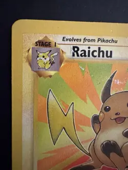 Pokemon Raichu 29/62 Base Set 1st Edition Non Holo Vintage WOTC - Image 3