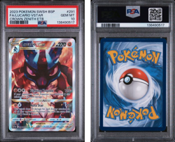 2023 Pokemon - Lucario VSTAR - Crown Zenith ETB Full Art Promo - #SWSH291 PSA 10 - Image 3