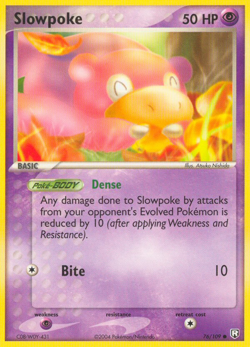Slowpoke 76/109 Common Team Rocket Returns Pokemon Lightly Played - Image 3