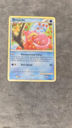 Slowpoke 66/90 Pikachu Excellent Condition Pokemon Card - Image 1