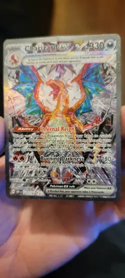 Pokemon TCG Charizard EX Holo From Obsidian Flames!!! Damaged From PSA!!! - Image 1
