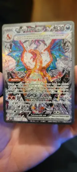 Pokemon TCG Charizard EX Holo From Obsidian Flames!!! Damaged From PSA!!! - Image 4