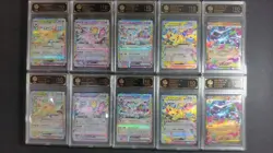10x TOC 10 PRISTINE JPN Pokemon Eeveelutions ex Pikachu ex Charizard ex Lot LN05 - Image 1