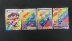 Lot 4 SR HR Full Art Holo Pokemon Chinese Shauna Machamp Gordie TB44 - Image 1