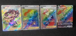 Lot 4 SR HR Full Art Holo Pokemon Chinese Shauna Machamp Gordie TB44 - Image 3