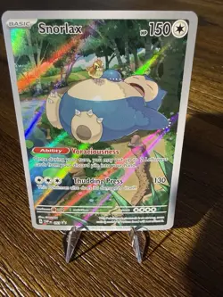 Pokemon Snorlax Holo Promo SV 051 Scarlet & Violet 150 HP Thudding Press - Image 1
