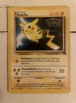 The Pokemon Company Pikachu Wotc Promo 04/53 Regular Promo 50 HP Basic - Image 1