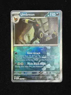 2025 Pokemon TCG English PRE EN Umbreon 059/131 Master Ball Reverse Holo AX92 - Image 1
