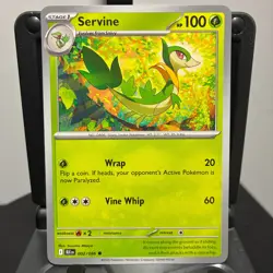 Servine - 002/086 - Pokemon Black Bolt 2025 - Common Card NM - Image 1