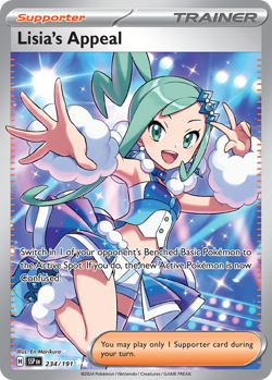 Lisia's Appeal 234/191 Ultra Rare Surging Sparks Pokemon NM/M - Image 4