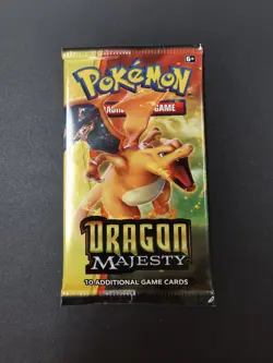 POKEMON Dragon Majesty Booster Pack - Charizard NEW SEALED - Image 1