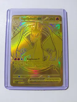 Mega Charizard Y EX 294/217 Gold Hyper Rare, Ascended Heroes, Pokemon TCG (NM) - Image 1