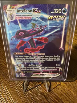 Pokemon Inteleon VMAX Secret Rare Holo Fusion Strike 266/264 320 HP - Image 4