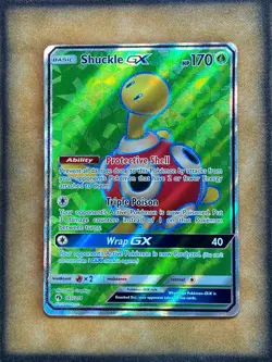 Pokemon Shuckle GX 195/214 Lost Thunder Full Art Ultra Rare NM - Image 1