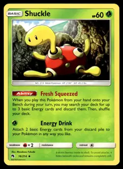 Shuckle 16/214 Uncommon Lost Thunder Pokemon NM/M - Image 1