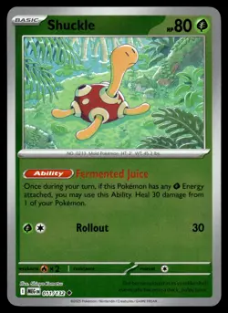 Shuckle 011/132 Uncommon Mega Evolution Pokemon Reverse Holo NM/M - Image 1