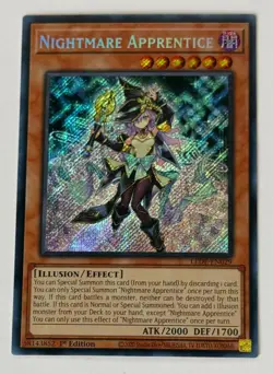 Yu-Gi-Oh! Nightmare Apprentice (LEDE-EN029) - Secret Rare - Image 1
