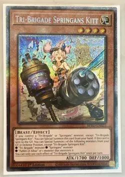 Tri-Brigade Springans Kitt 1st Edition Starlight Rare BPRO-EN025 Yu-Gi-Oh! - Image 1