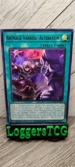 Yu-Gi-Oh! Artmage Varnish -Alteration / DUAD EN058 1st Edition NM - Image 1