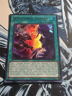 Yu-Gi-Oh! Artmage Varnish -Alteration / DUAD EN058 1st Edition NM - Image 1
