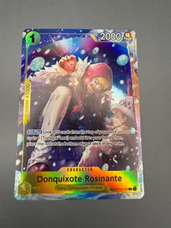 One Piece: Donquixote Rosinante Alt Art OP12-108 TR The Azure Sea's Seven - Image 1